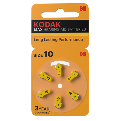 Kodak Pila Audífono 10 Pack 6 uds Alcalina