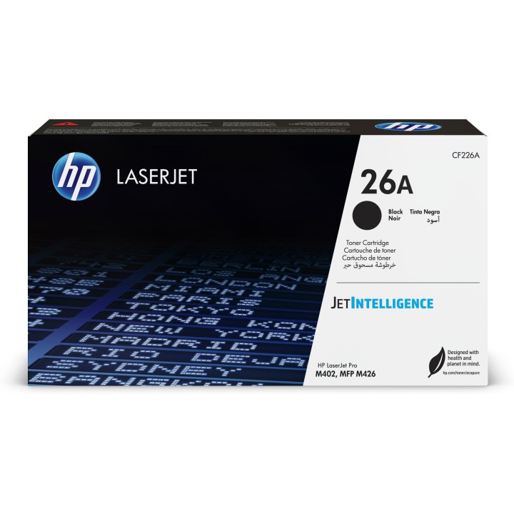 Toner HP LaserJet Pro 26A Negro 3100 páginas (CF226A)