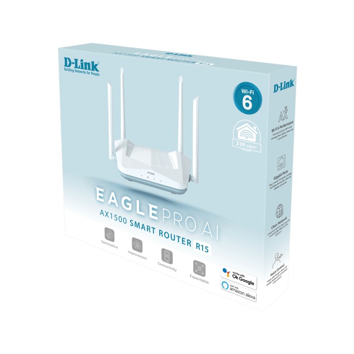 Router D-Link Eagle Pro AX1500 WiFi 6 DualBand (R15)