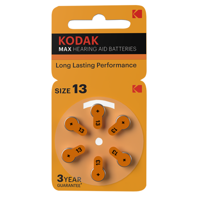 Kodak Pila Audífono 13 Pack 6 uds Alcalina