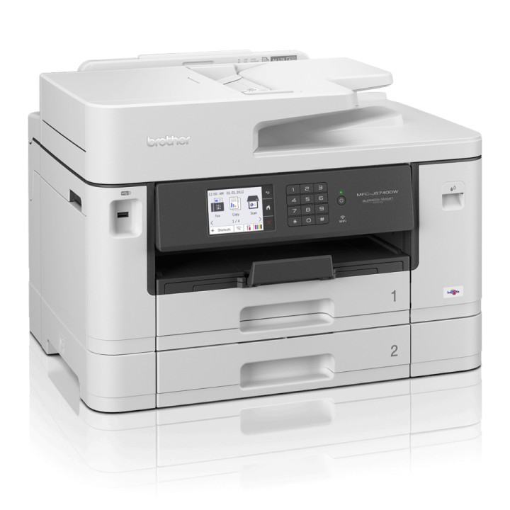 Multif BROTHER A3 Color Fax Dúplex Blanca (MFC-J5740DW)