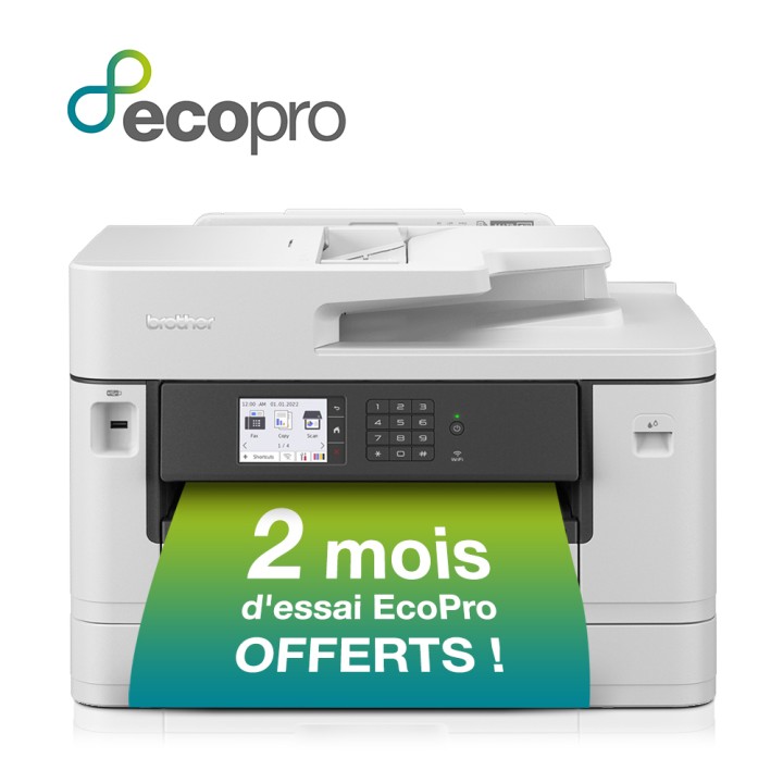 Multif BROTHER A3 Color Fax Dúplex Blanca (MFC-J5740DW)