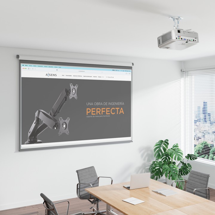 Soporte AISENS Techo Proyector Blanco (CP03TSR-129)