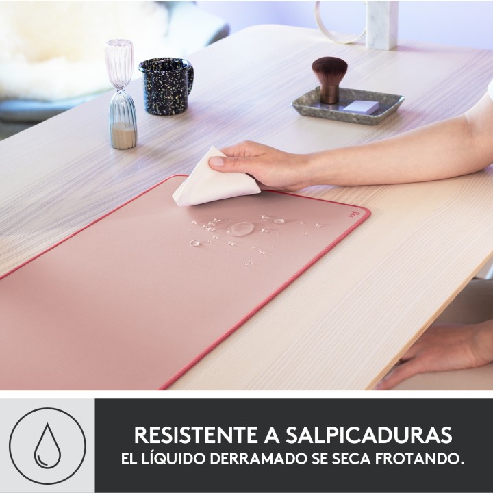 Alfombrilla LOGITECH Studio Series Rosa (956-000053)