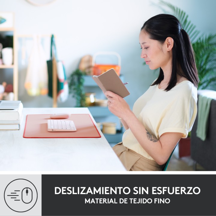 Alfombrilla LOGITECH Studio Series Rosa (956-000053)