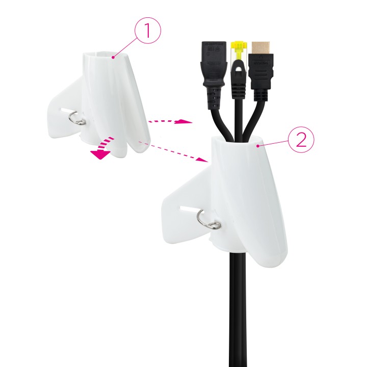Organizador Cables Nanocable Flexible 2m (10.36.0002-W)