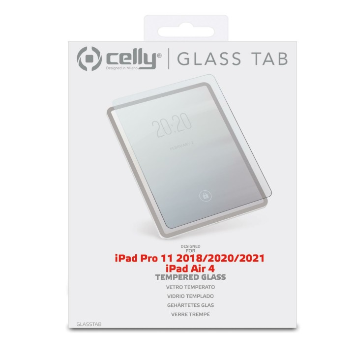 Protector Pantalla CELLY iPad Pro 11/Air (GLASSTAB02)