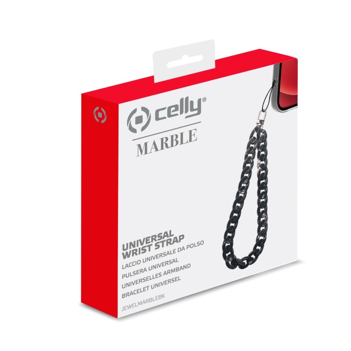 Pulsera de Sujeción CELLY Mármol Negra (JEWELMARBLEBK)