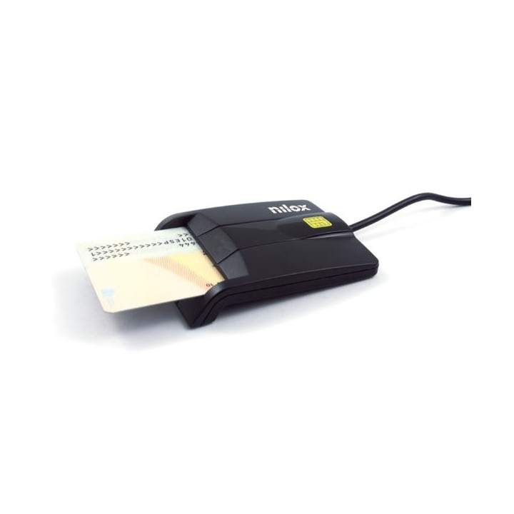 Lector Tarjetas NILOX DNIe USB 2.0 Negro (NXLD001)