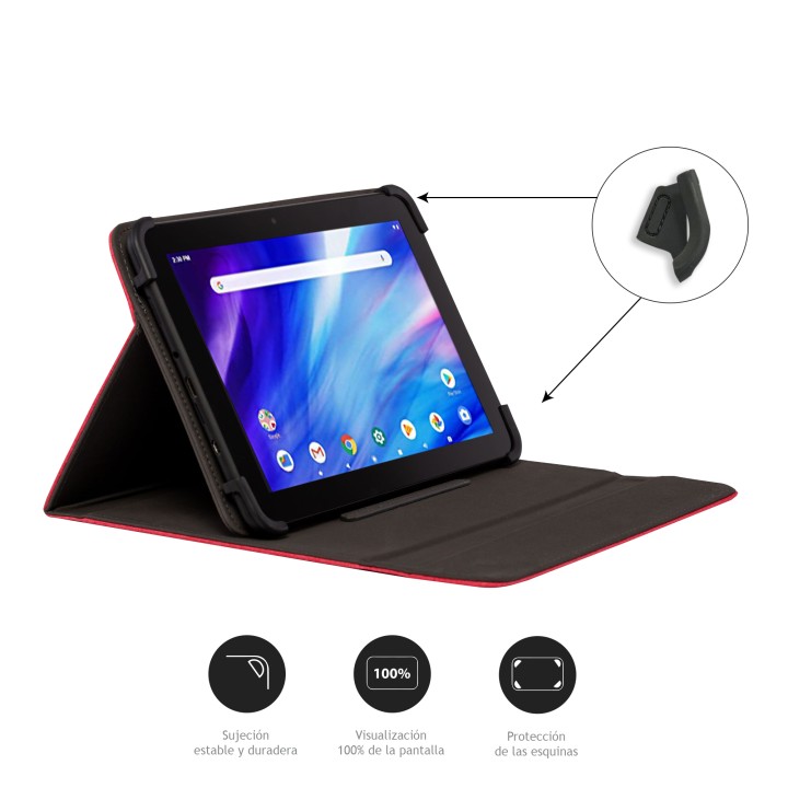 Funda NILOX Universal 9.7"-10.5" Roja (NXFB002)