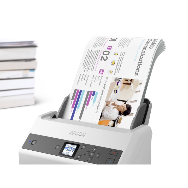 Escáner Epson DS-870 A4 Color ADF USB 3.0 (B11B250401)