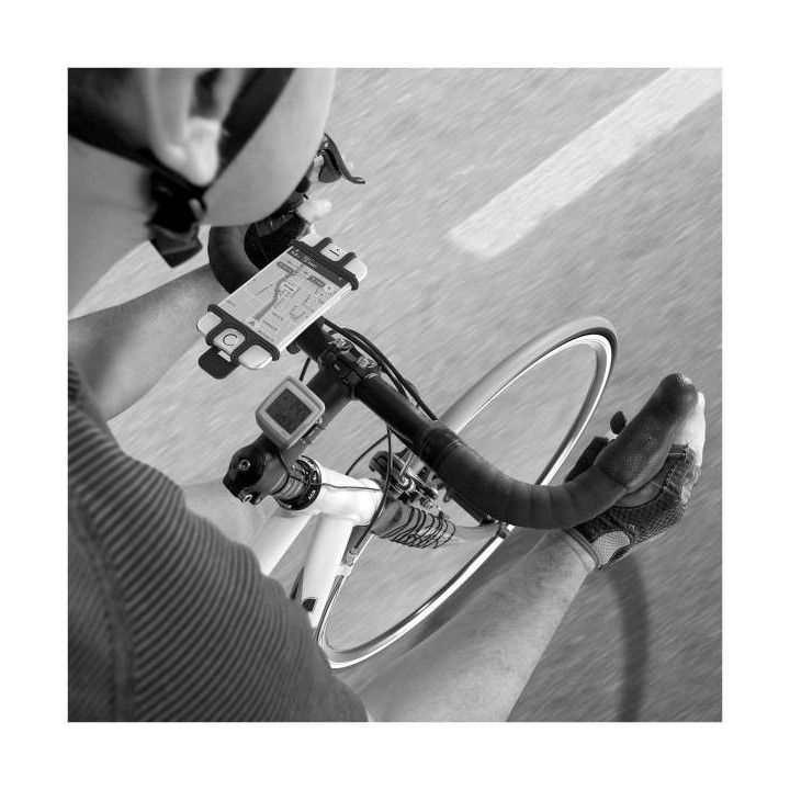 Soporte Bicicleta CELLY Silicona Negro (EASYBIKEBK)