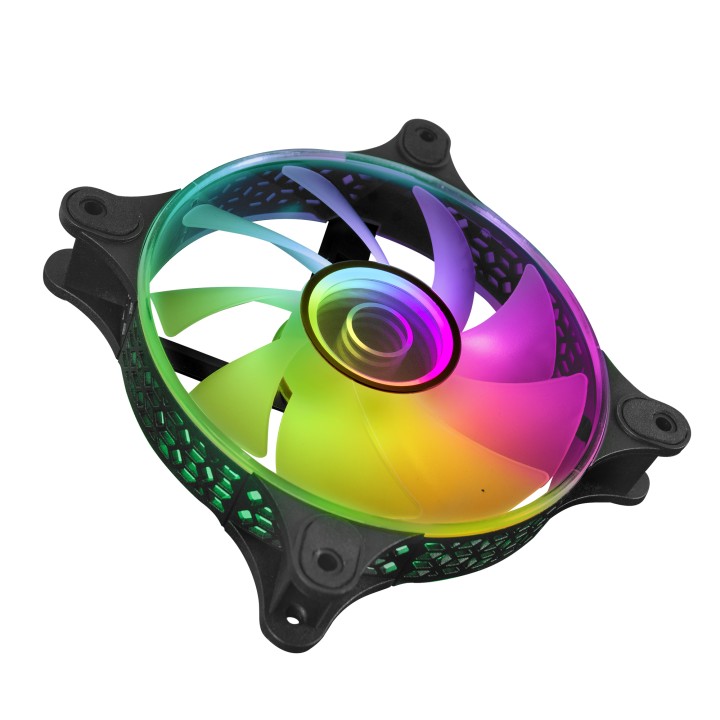 Ventilador Mars Gaming 120mm ARGB Kit 3 Negro (MF3DKIT)