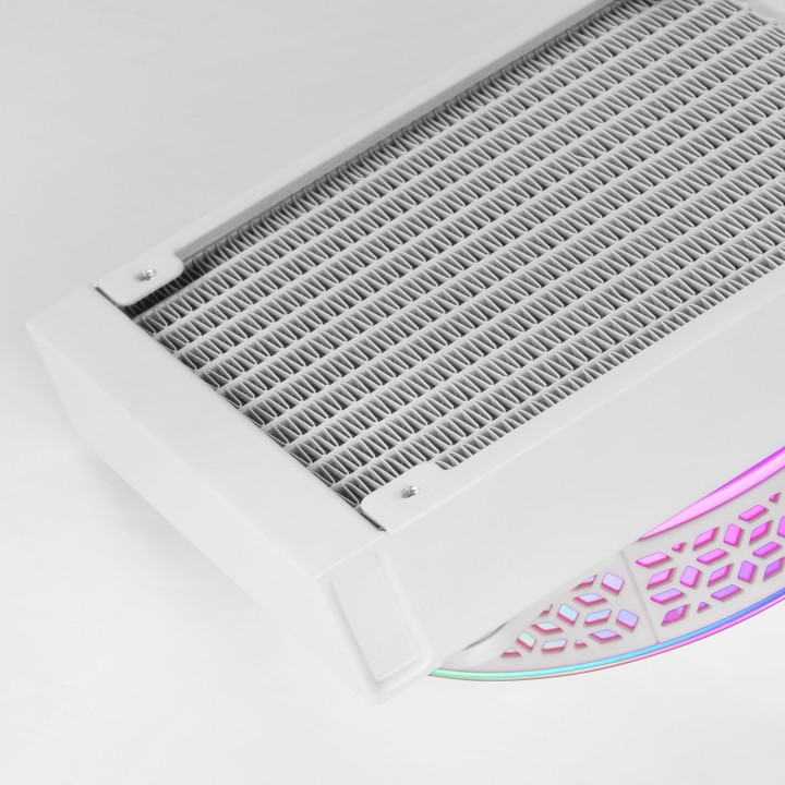 Ref. Líq. CPU Mars Gaming 200W FRGB Blanca (MLONE120W)