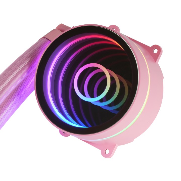 Ref. Líq. CPU Mars Gaming 120mm FRGB Rosa (MLONE120P)