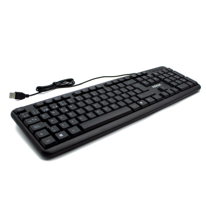 Teclado NILOX Compacto USB Negro (NXKBE000002)
