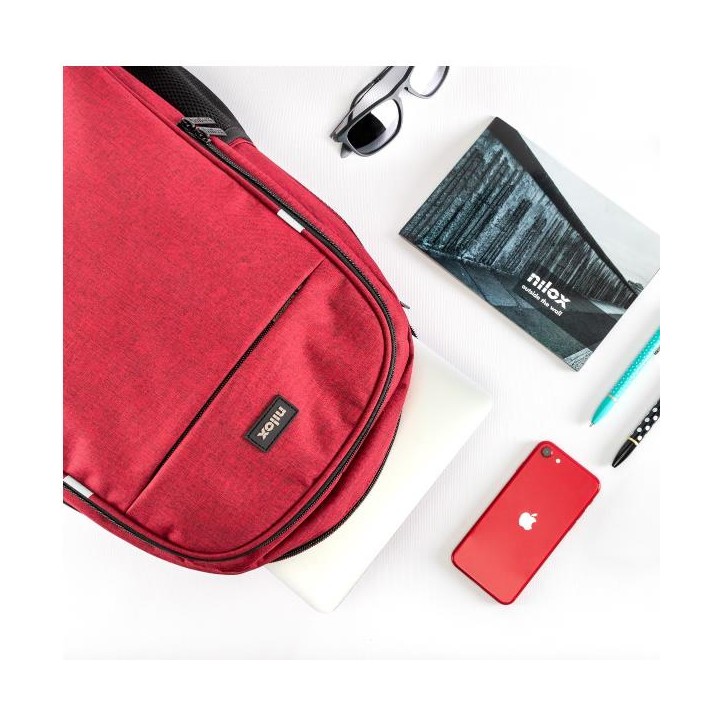 Mochila NILOX Style 15.6" Roja (NXBK042)