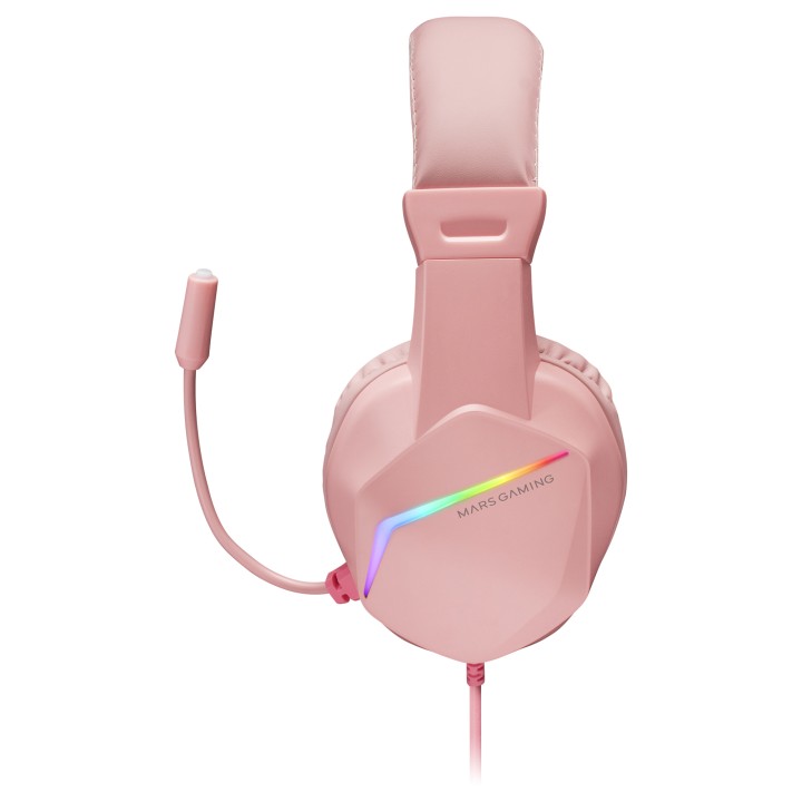 Auric+Micro Mars Gaming FRGB 3.5mm USB-A Rosa (MH122P)