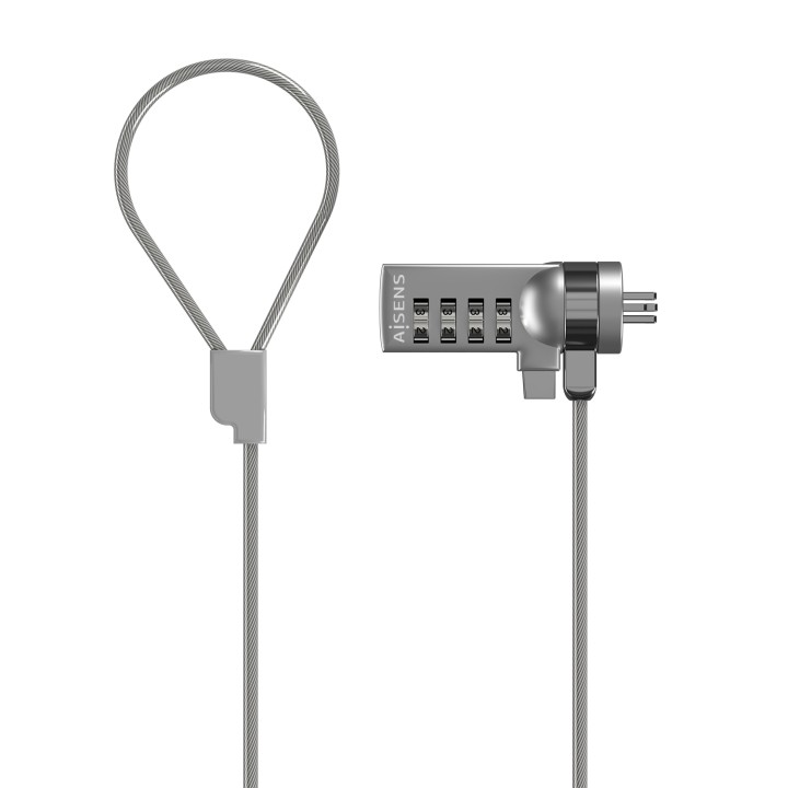 Cable Seguridad AISENS Combinacion 1.5m(ASLK-D40N01-SL)