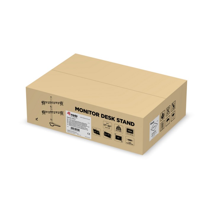 Soporte Mesa EQUIP 17"-32" Gira/Inclina 9Kg (EQ650127)