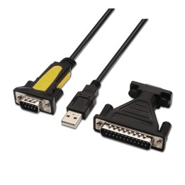 Cable AISENS USB-A a RS232 1.8m Negro (A104-0039)