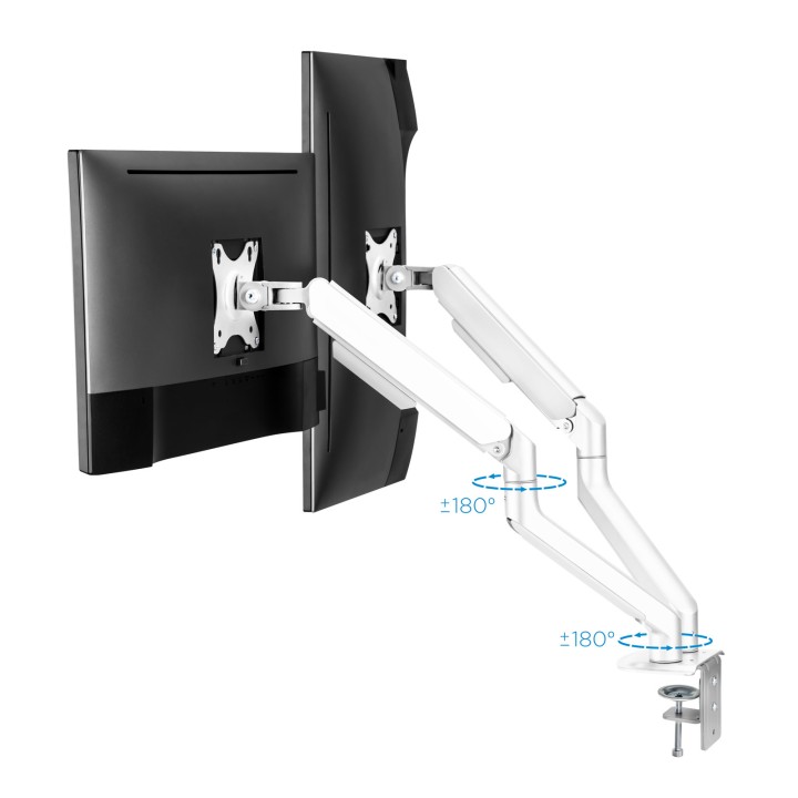 Soporte de Mesa TooQ 17"-32" Gira/Inclina (DB4132TNR-W)