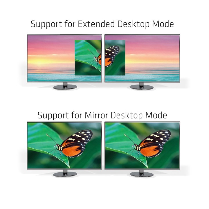 Adaptador Club 3D USB-C a 2xDP FHD Negro (CSV-1545)