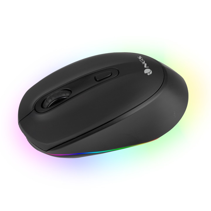 Ratón Gaming NGS Óptico RF BT 2400dpi Negro (SMOG-RB)