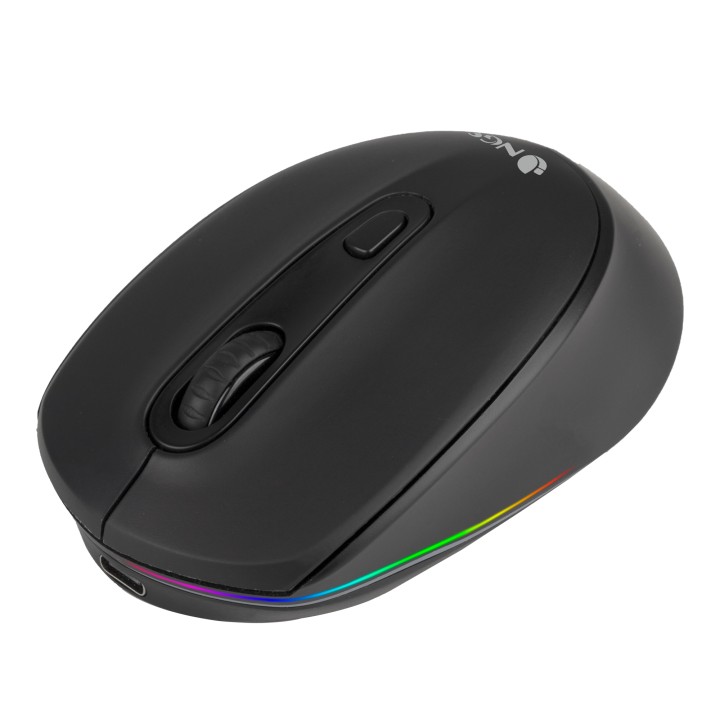 Ratón Gaming NGS Óptico RF BT 2400dpi Negro (SMOG-RB)