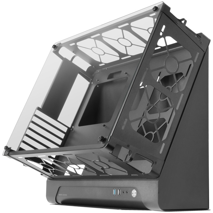 Caja Mars Gaming Custom Premium ATX mATX Negra (MCB)