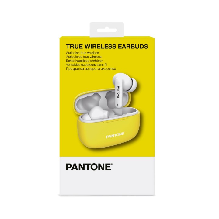 Auriculares PANTONE Intraurales BT Amarillo(PT-TWS008Y)