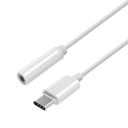 Cable AISENS USB-C/M a 3.5mm/H 15cm Blanco (A109-0384)