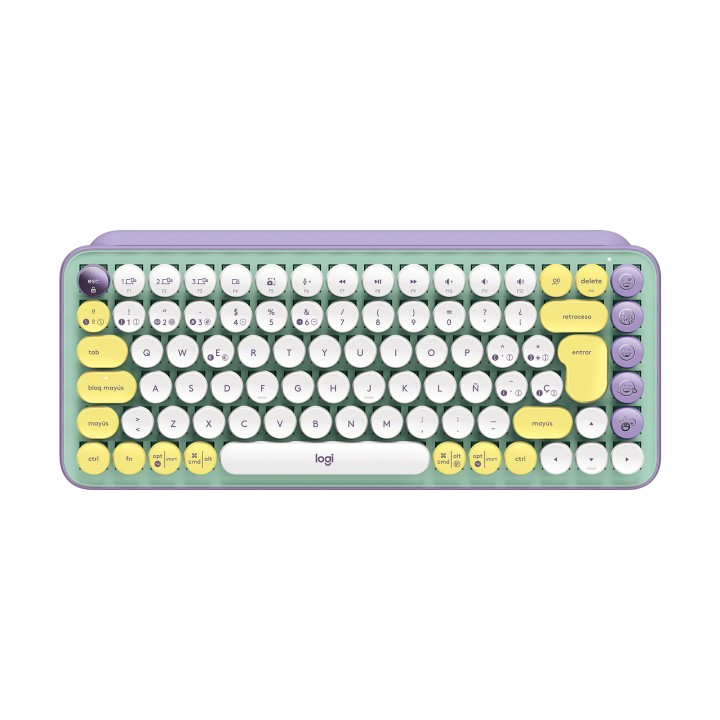 Teclado LOGITECH POP Keys RF BT 5.1 Emojis (920-010729)