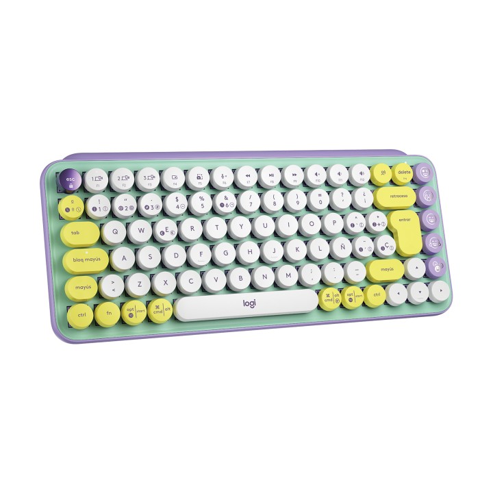 Teclado LOGITECH POP Keys RF BT 5.1 Emojis (920-010729)