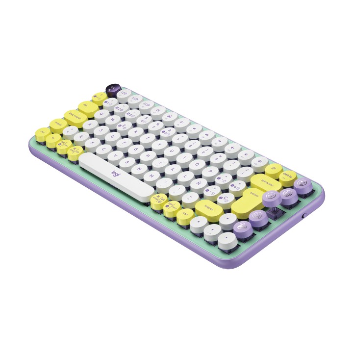 Teclado LOGITECH POP Keys RF BT 5.1 Emojis (920-010729)