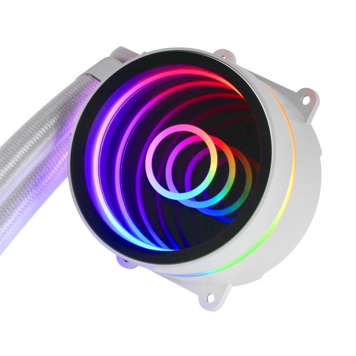 Ref. Líq. CPU Mars Gaming 400W FRGB Blanca (MLONE240W)