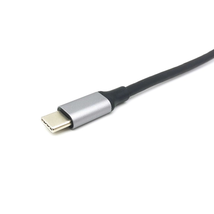 Adaptador EQUIP 5en1 USB-C Negro (EQ133483)