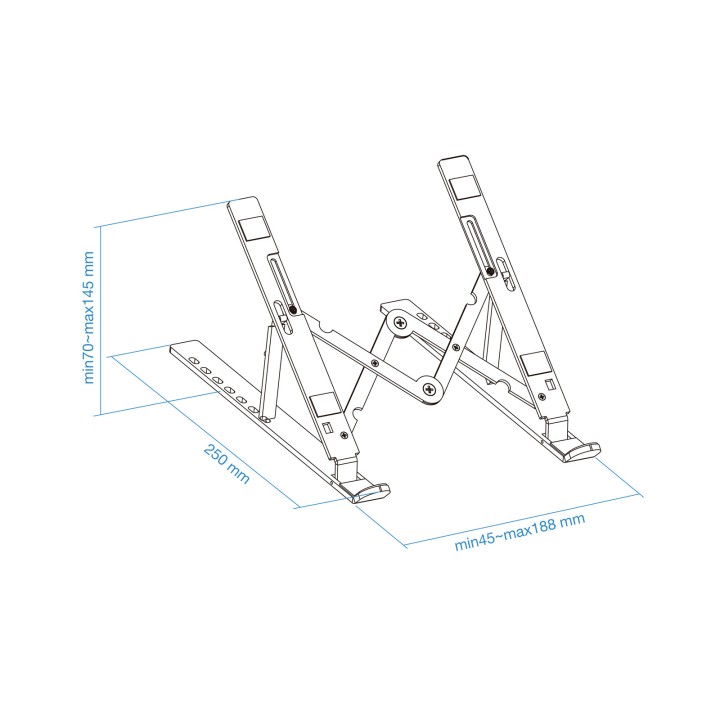 Soporte TooQ 11"-15" Portátil/Tablet (TQLRS0033-AL-G)
