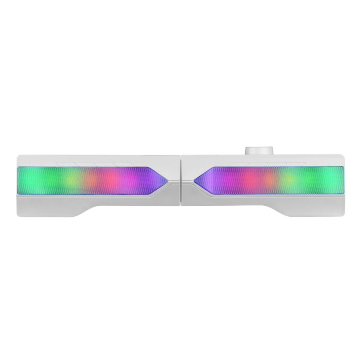 Altavoz Mars Gaming RGB BT 5.0 USB Blanco (MSDUOW)