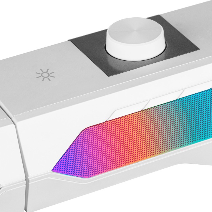 Altavoz Mars Gaming RGB BT 5.0 USB Blanco (MSDUOW)
