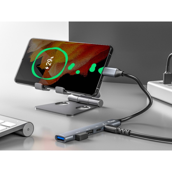 Hub EQUIP USB-C a 2xUSB 2.0 1xUSB-A 2xUSB-C (EQ128962)