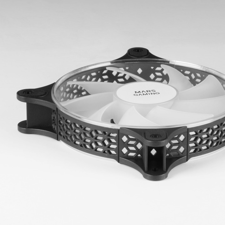Ventilador Mars Gaming 120mm FRGB Kit 2 Negro (MFDUO)
