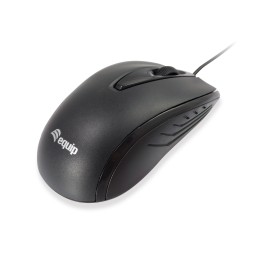 Ratón EQUIP Life Óptico USB-A 1000dpi Negro (EQ245107)