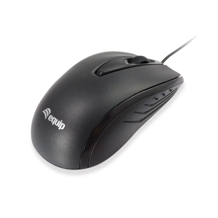 Ratón EQUIP Life Óptico USB-A 1000dpi Negro (EQ245107)