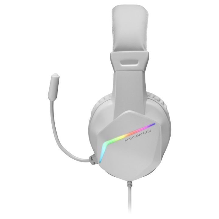 Auric+Micro Mars Gaming FRGB 3.5mm USB Blancos (MH122W)