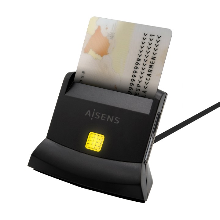 Lector de Tarjetas AISENS Smart Cards (ASCR-SN04CSD-BK)