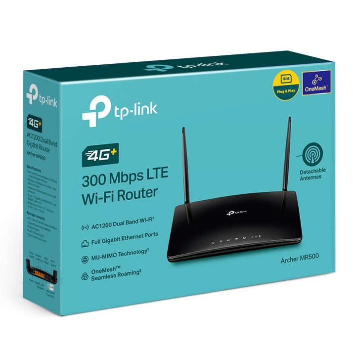 Router TP-Link AC1200 WiFi 5 4xRJ45 4G (Archer MR500)
