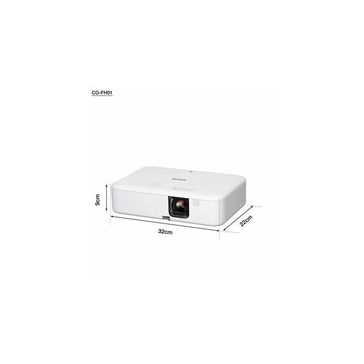 Proyector Epson CO-FH01 3000L FHD Blanco (V11HA84040)