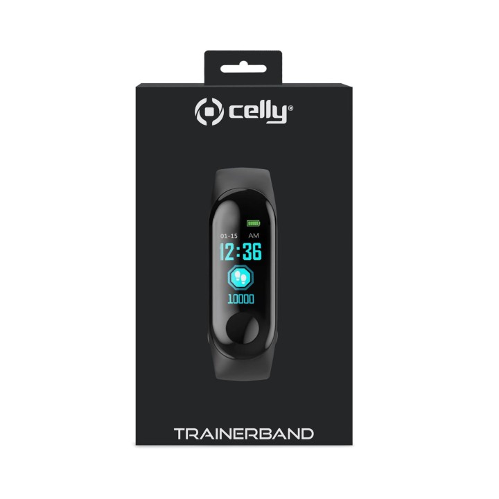 SmartBand CELLY Trainer 0.96" Negro (TRAINERBANDBK)
