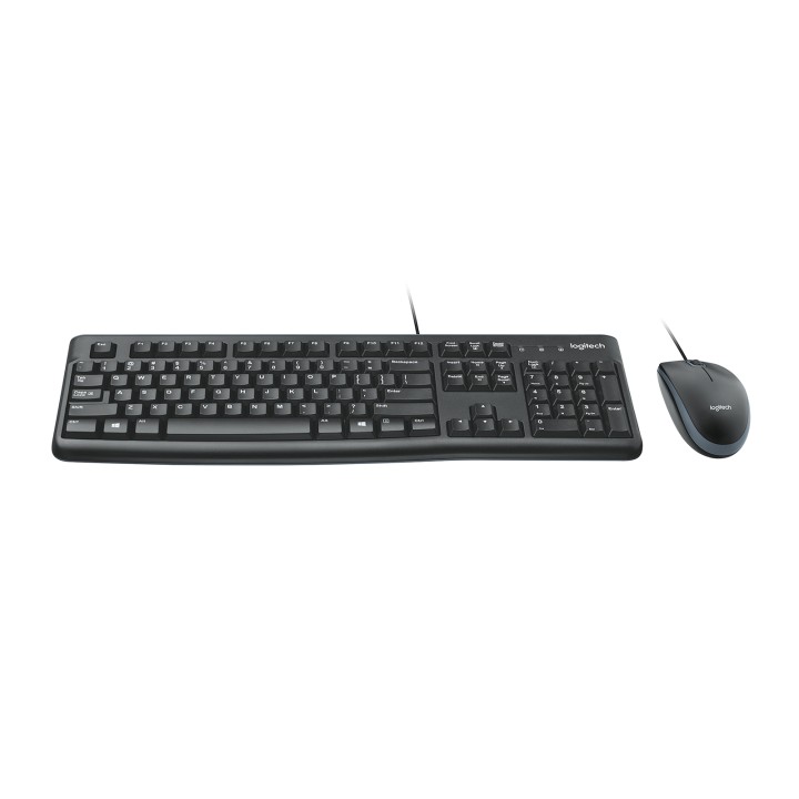 T+Ratón LOGITECH MK120 USB Italiano Negro (920-002543)